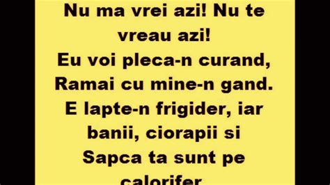 Vama Veche – Nu am chef azi Lyrics 